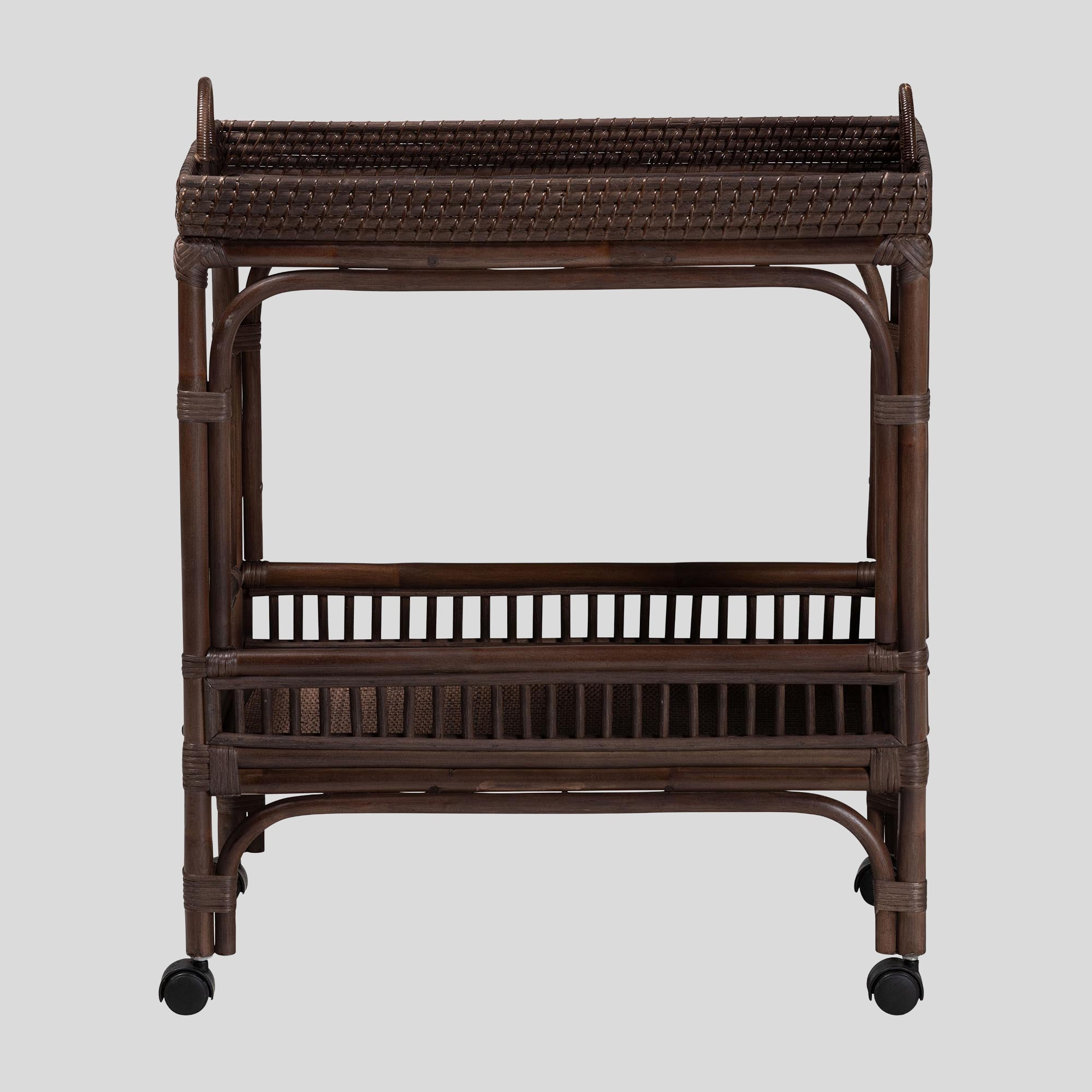 Renato Rattan Wine Cart