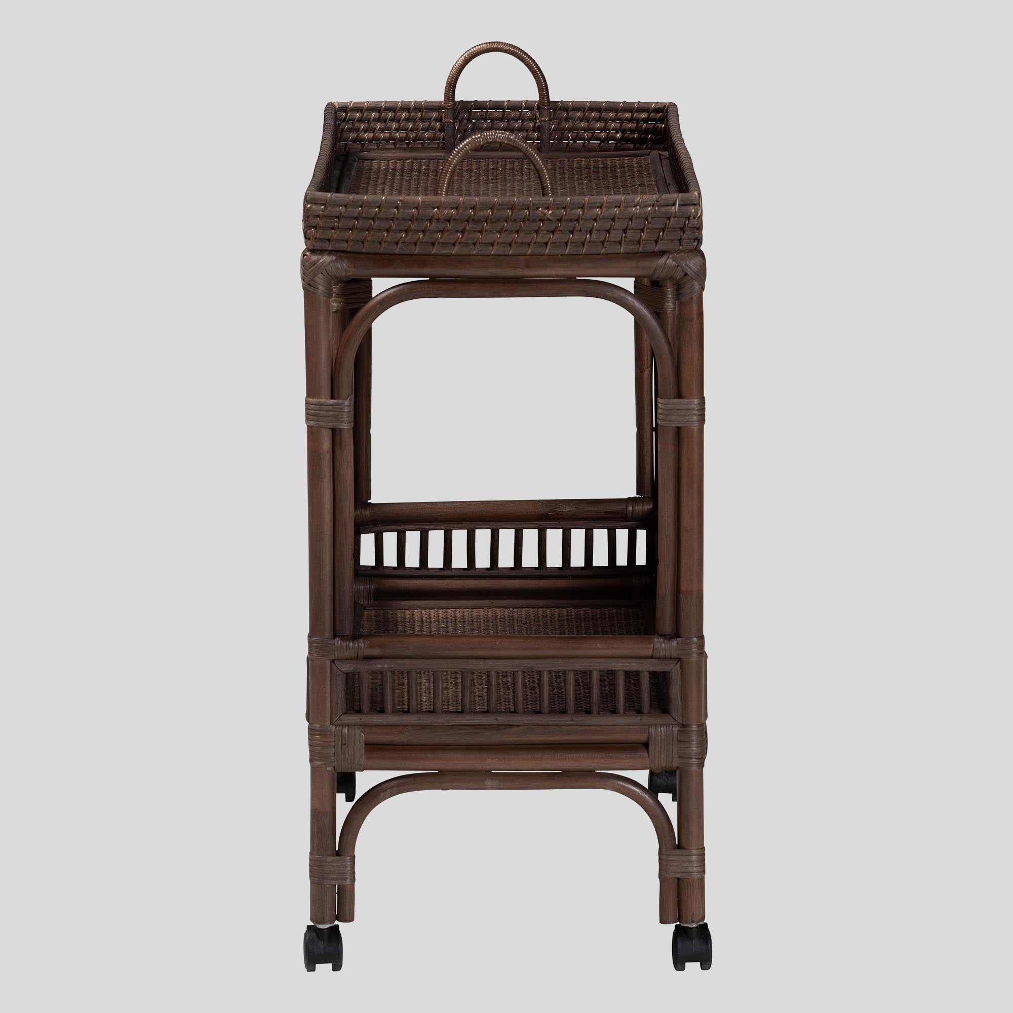 Renato Rattan Wine Cart