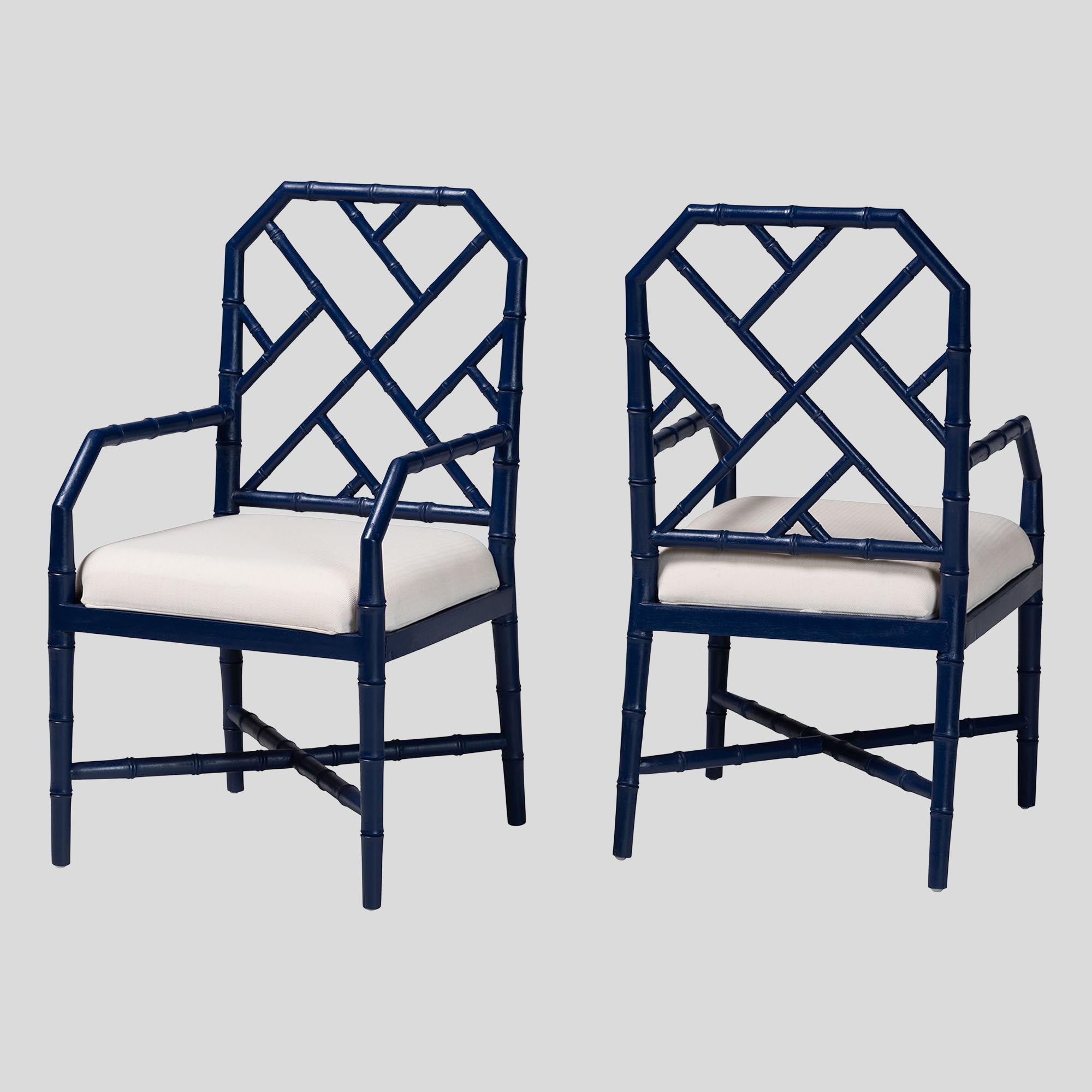 Perdita Wood 2-Piece Dining Chair Set