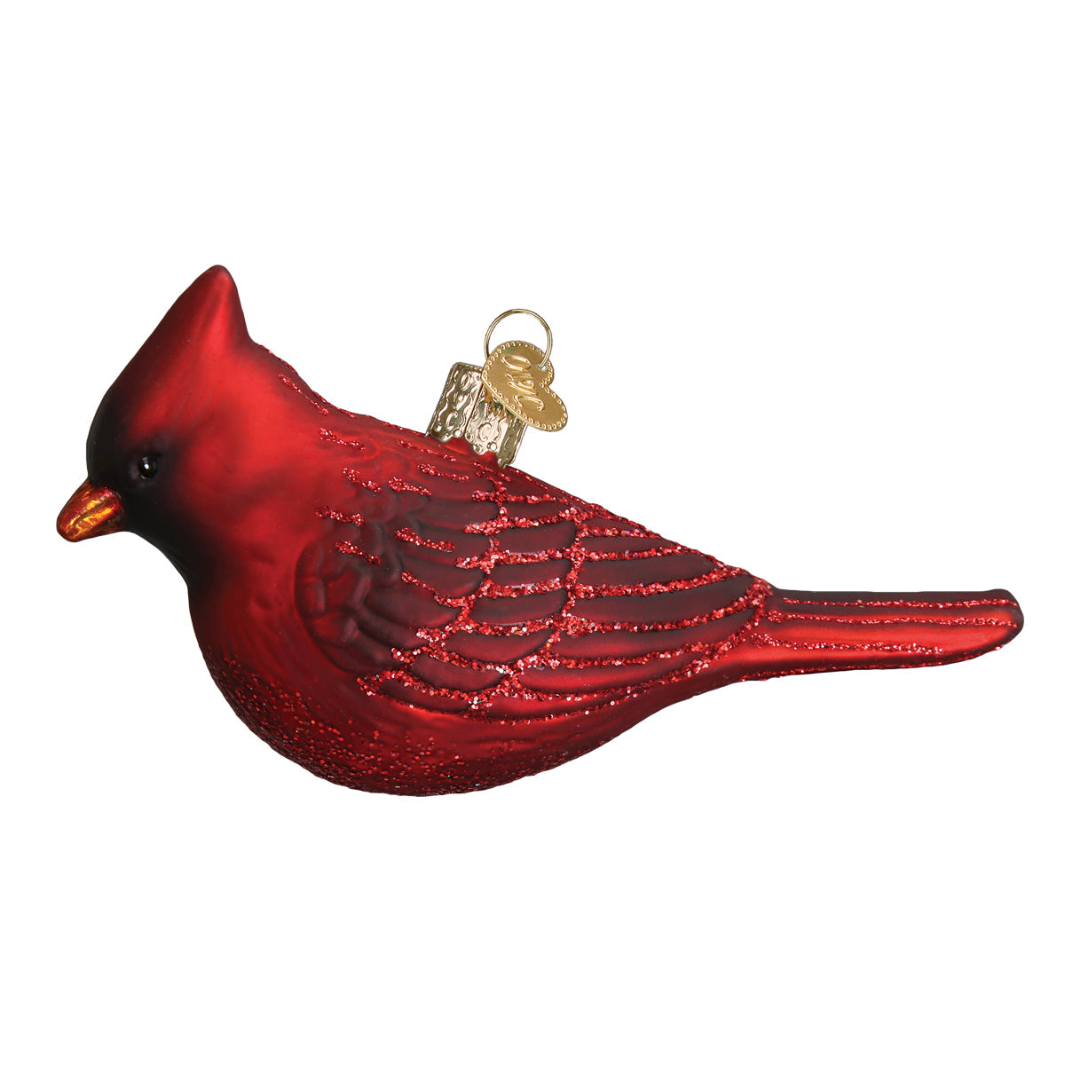 Northern Cardinal Blown Glass Christmas Ornament by Old World Christmas