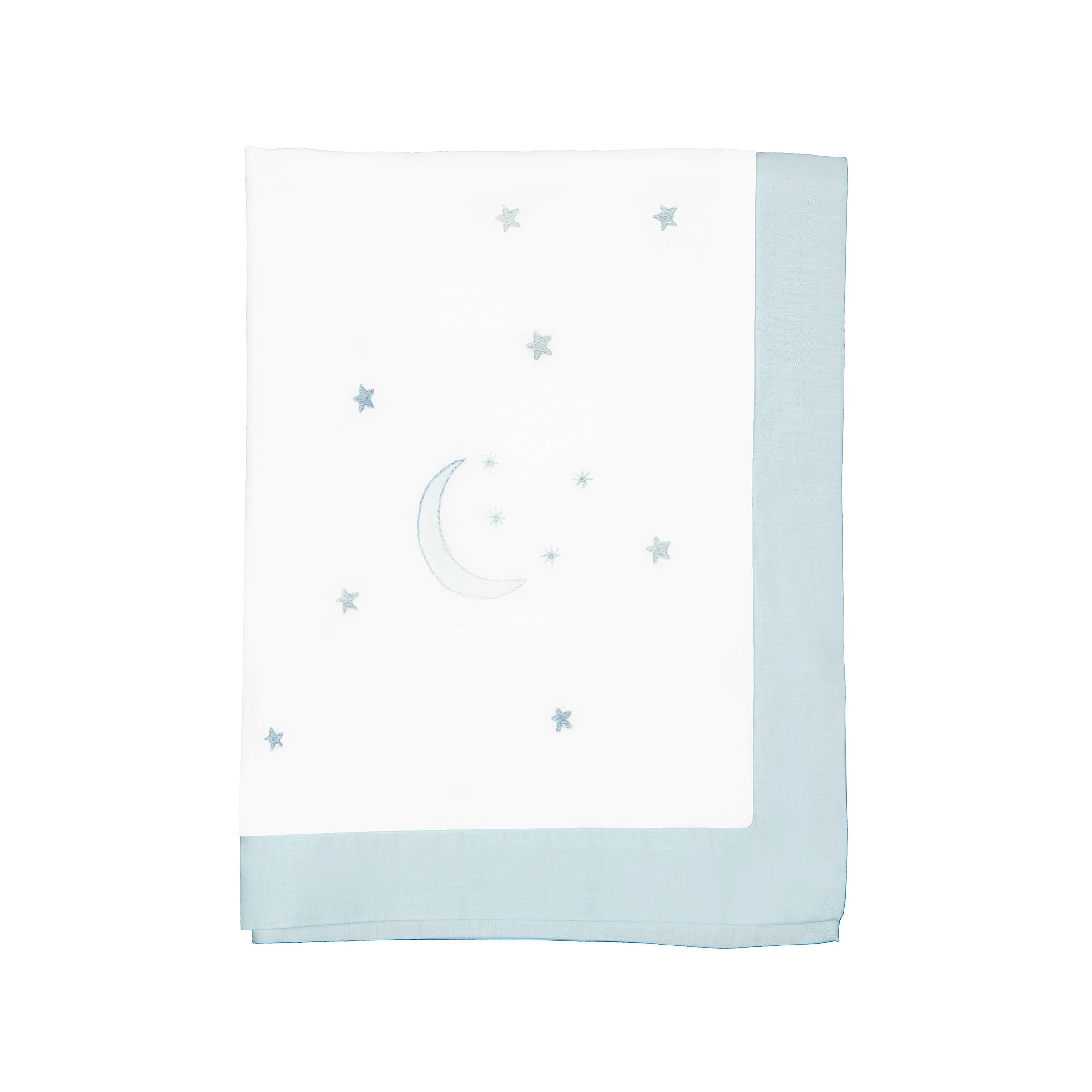 BABY OVER THE MOON COTTON STROLLER BLANKET