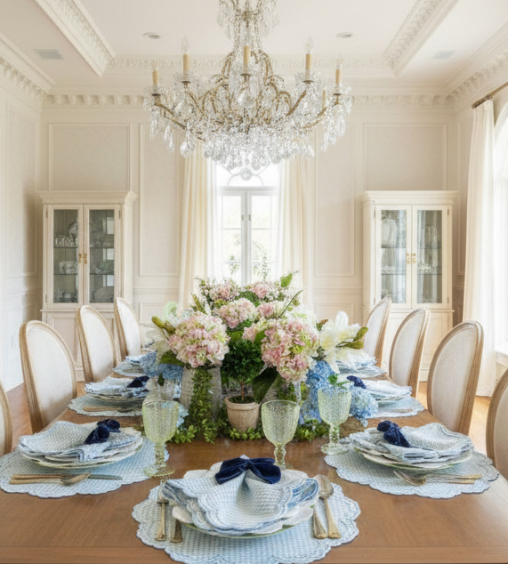 Bettina Napkin - Blue Gingham (Set of 4)