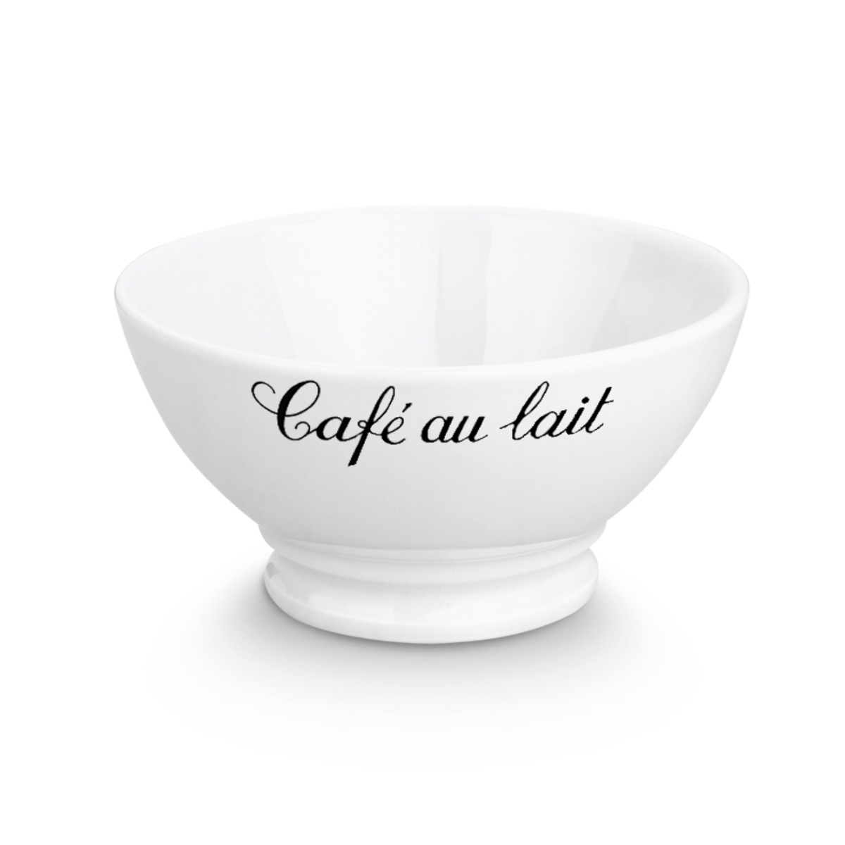 Classic French Porcelain Coffee Bowls by Pillivuyt — Set of 4