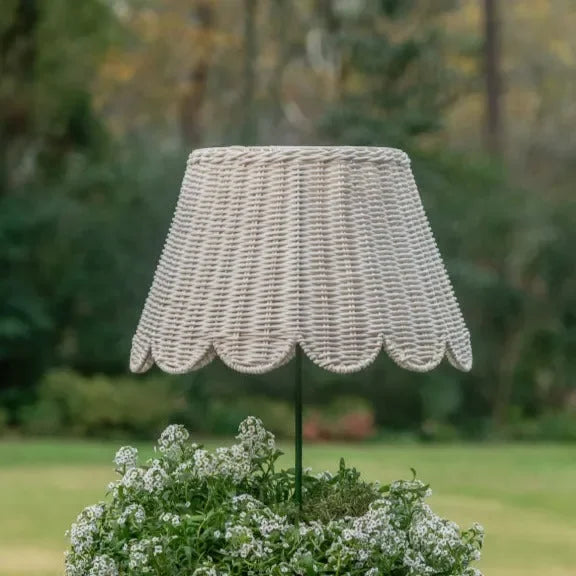 Rattan Lampshade (Scalloped) - The Mayfair Hall