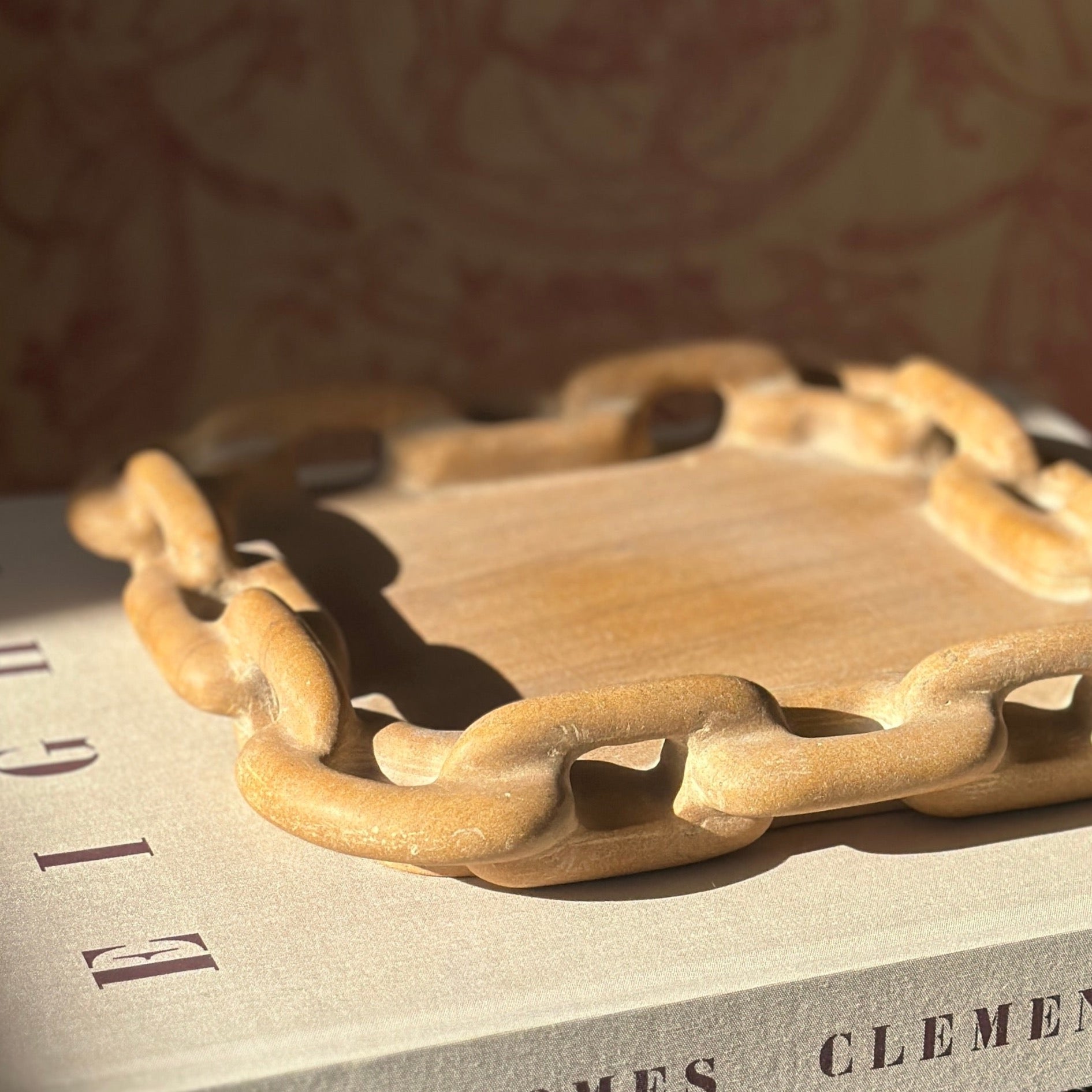 The Square Chain Tray in Honeycomb