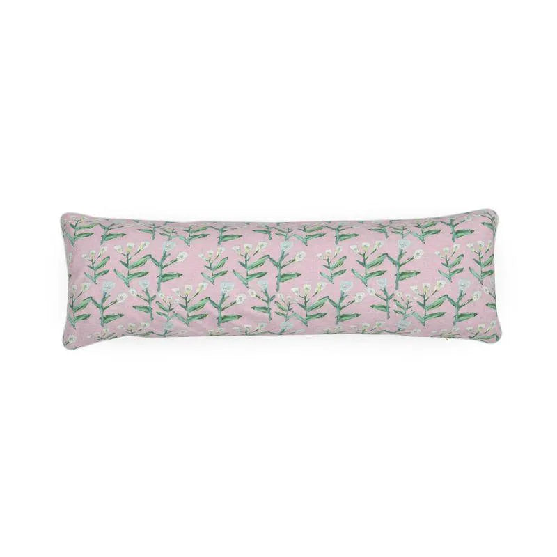 Erin Donahue Tice Sydney Bolster Pillow (Tulip Pink)