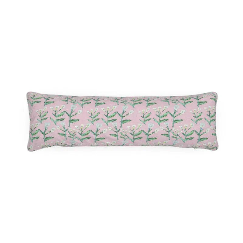 Erin Donahue Tice Sydney Bolster Pillow (Tulip Pink)
