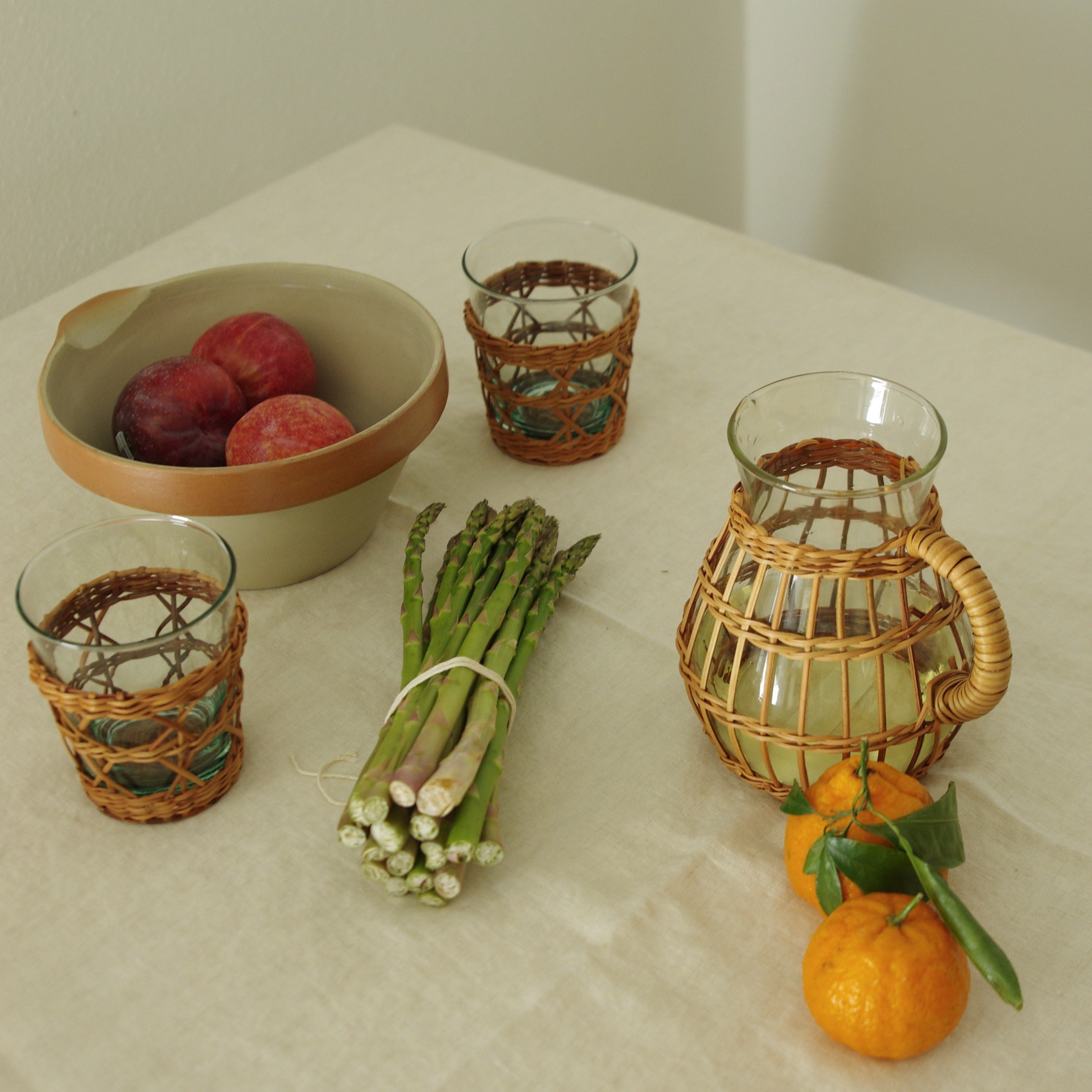 Seagrass Rattan Wide Cage Tumbler
