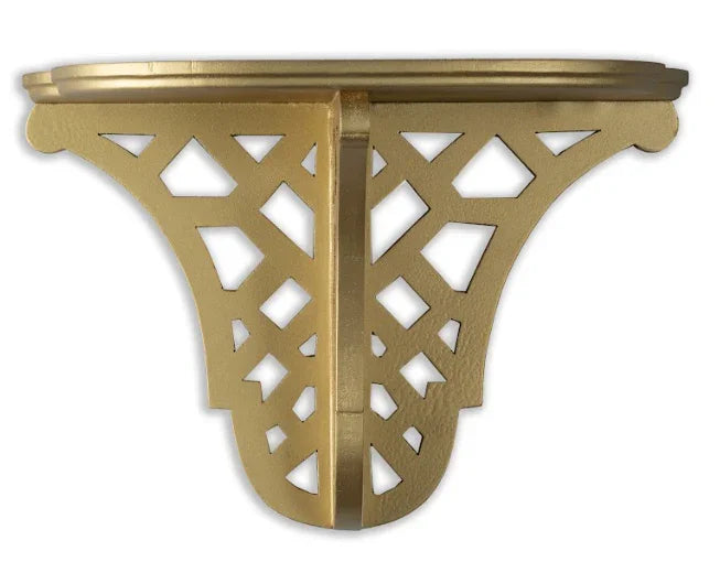 Gold SOLID WOOD FRETWORK BRACKET - The Mayfair Hall