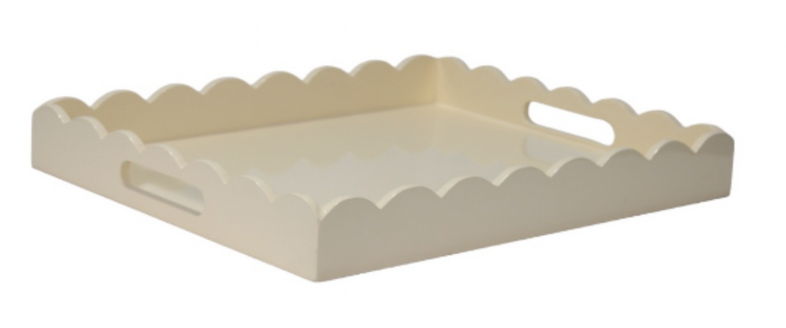 Ivory Lacquered Tray