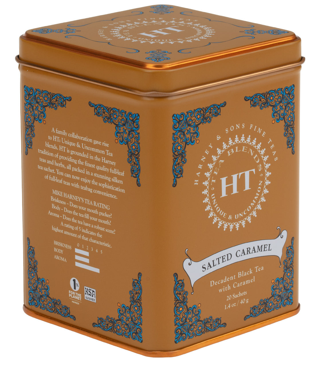 Salted Caramel in HT Tin of 20 Sachets