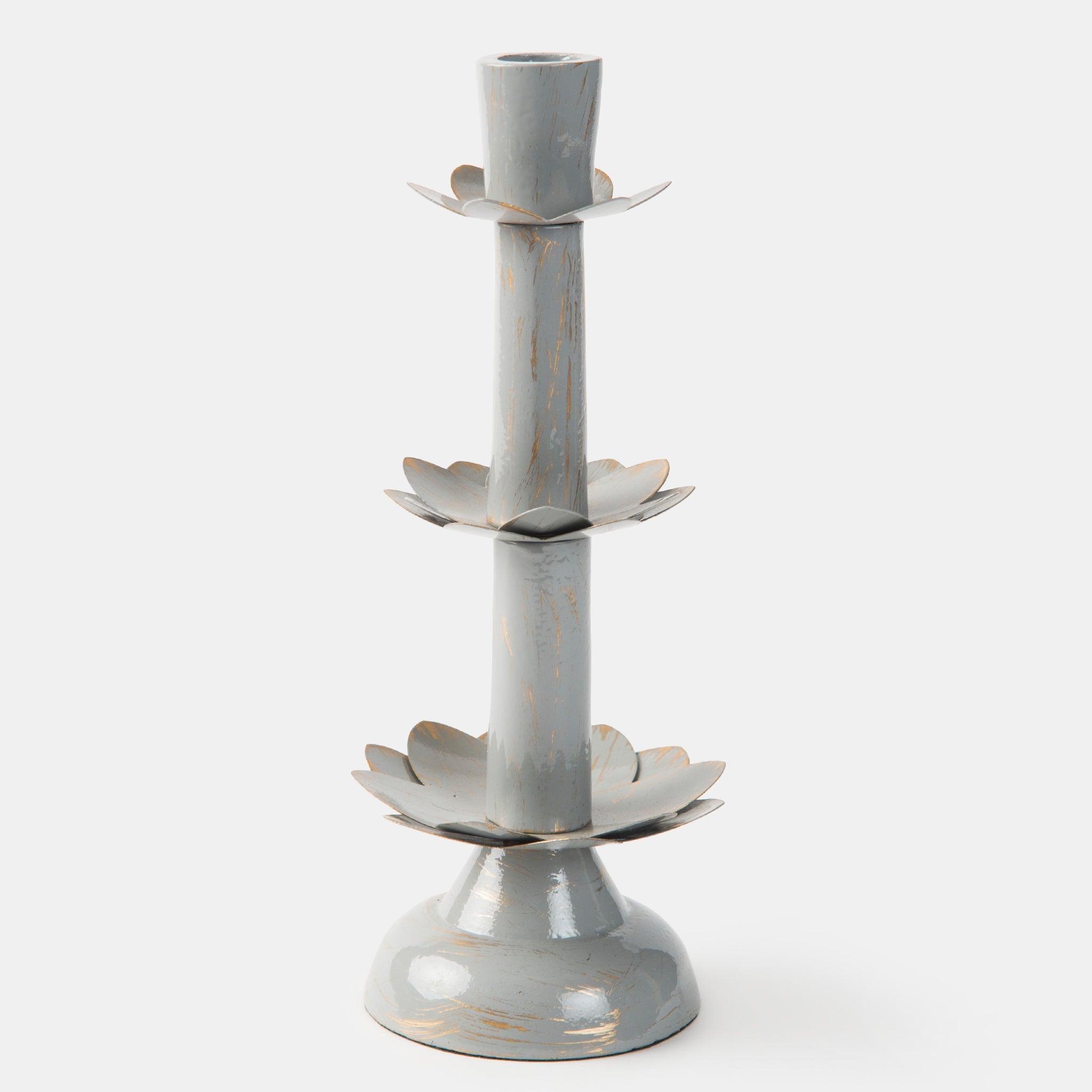 Lotus Bloom Tapered Candleholders - Thumbnail 4