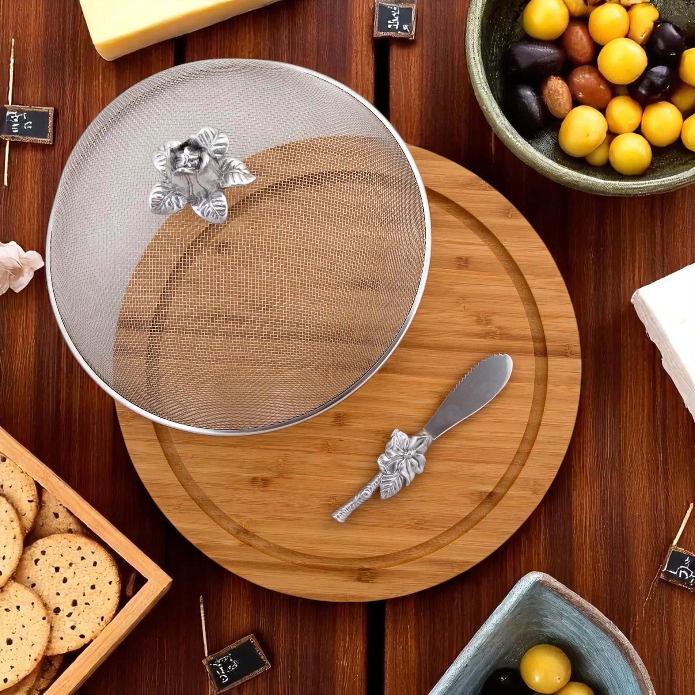 Magnolia Picnic Cheese Board and Spreader