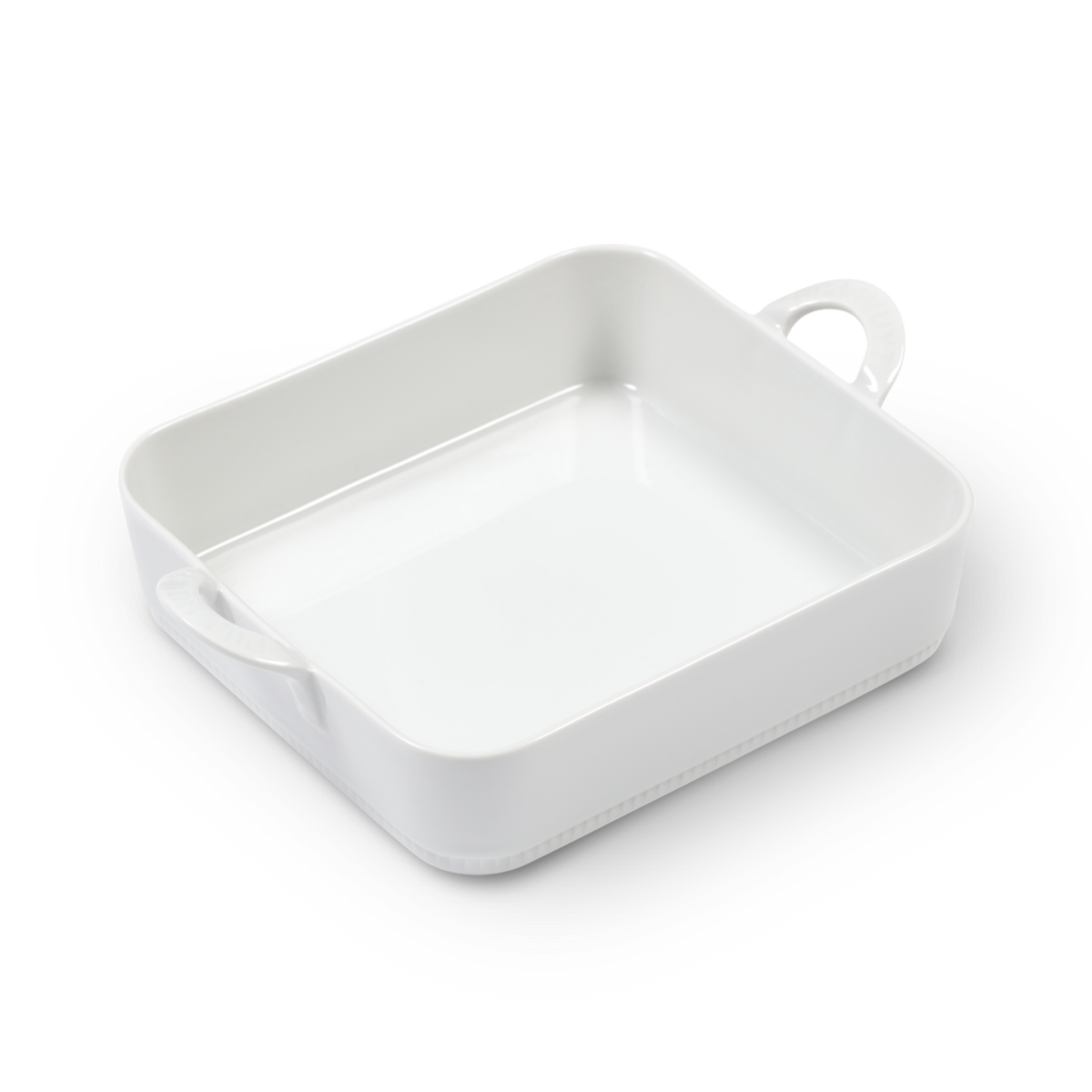 Toulouse Pleated Square Porcelain Bakers by Pillivuyt