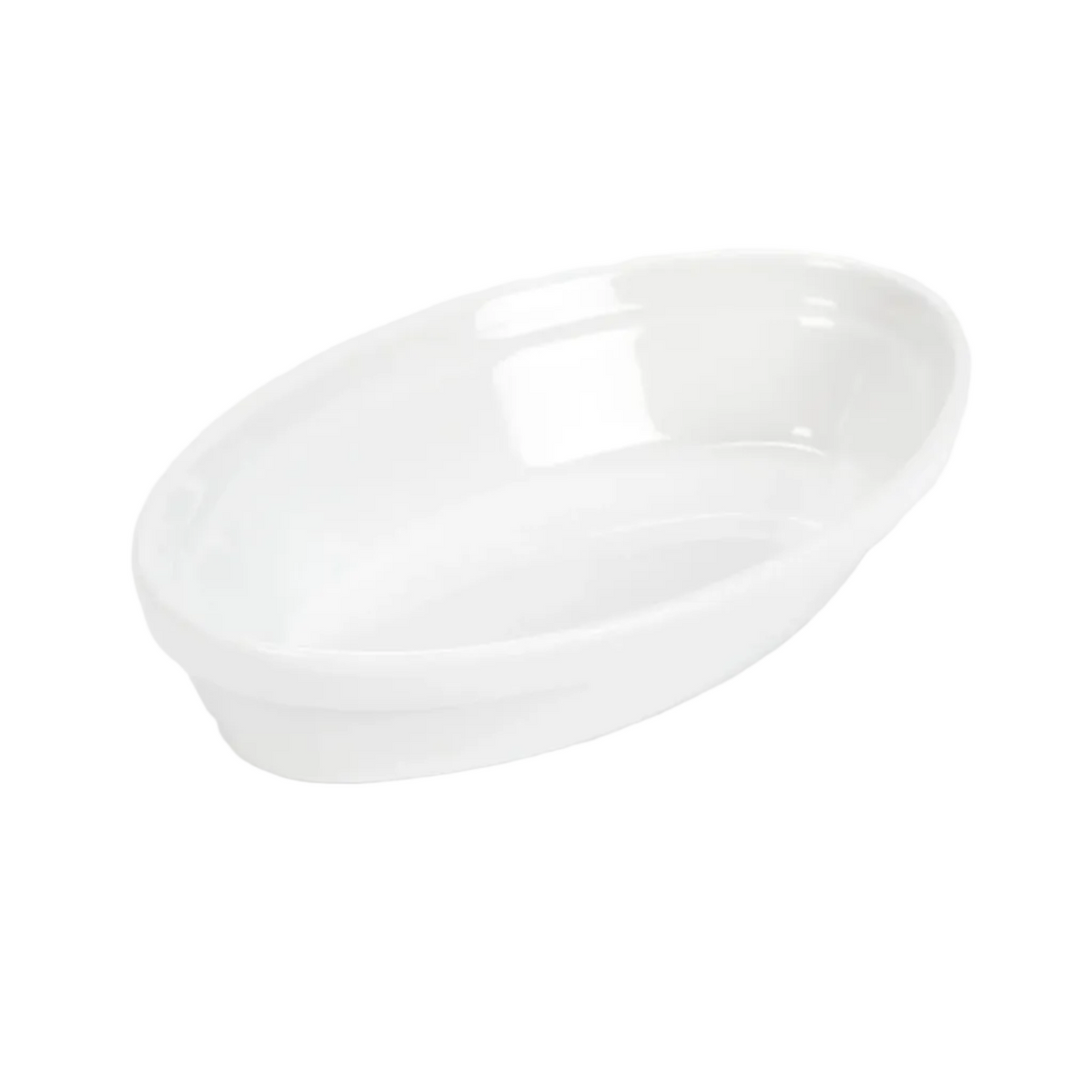 Classic Stackable Oval Porcelain Dishes by Pillivuyt — Set of 4