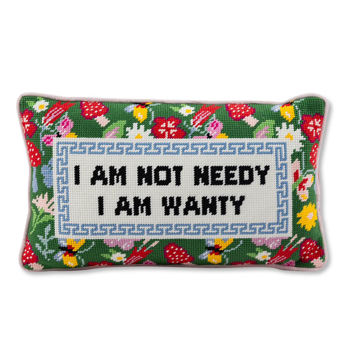 Furbish Studio Needlepoint Pillow