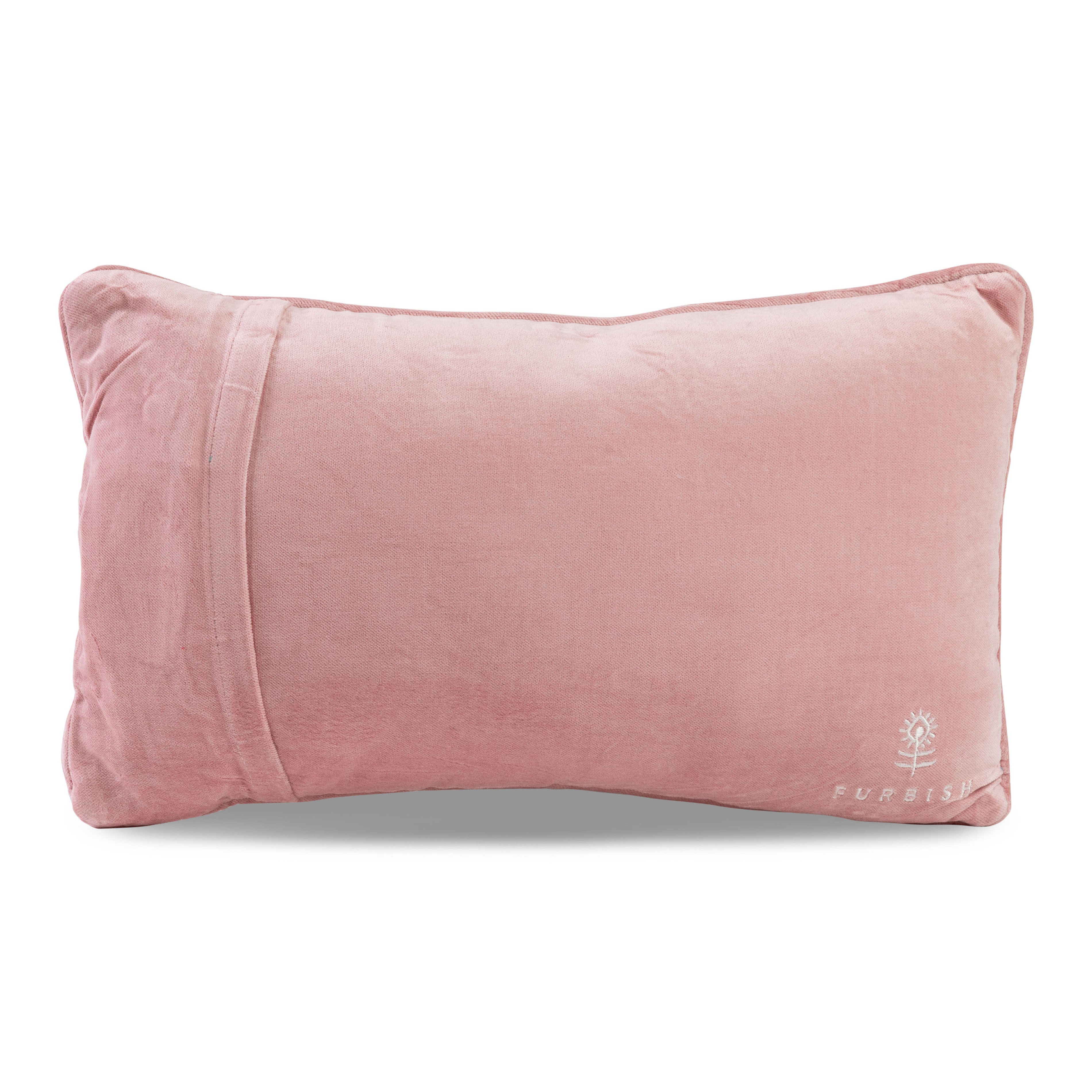 Demure Needlepoint Throw Pillow