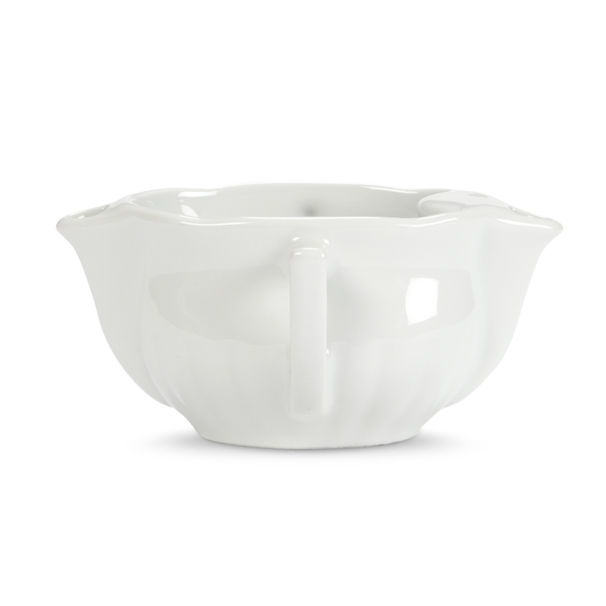 Classic Fat-Separating Porcelain Sauceboat by Pillivuyt