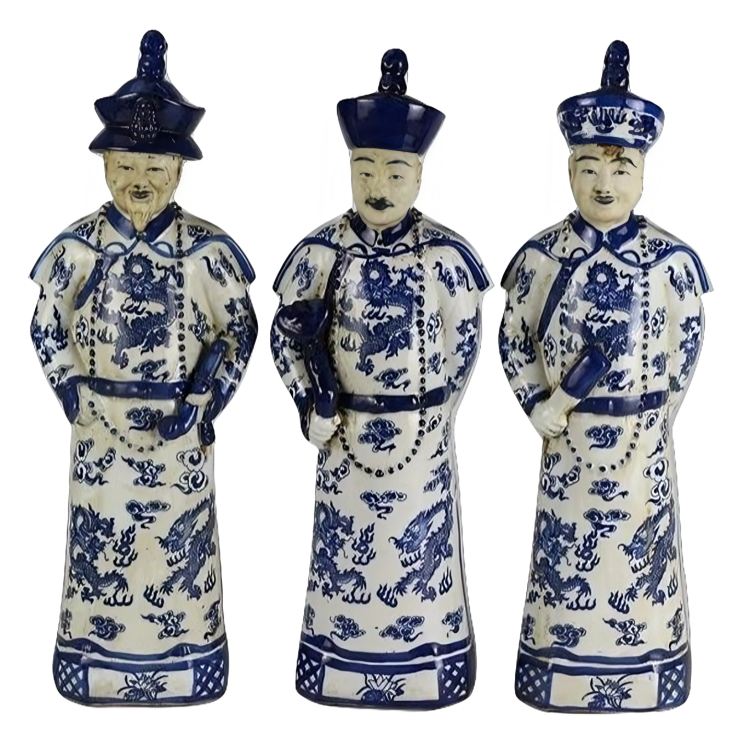 Trio of Standing Emperors