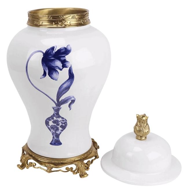 The Enchanted Home Tulip Ormolu Ginger Jar - Thumbnail 5
