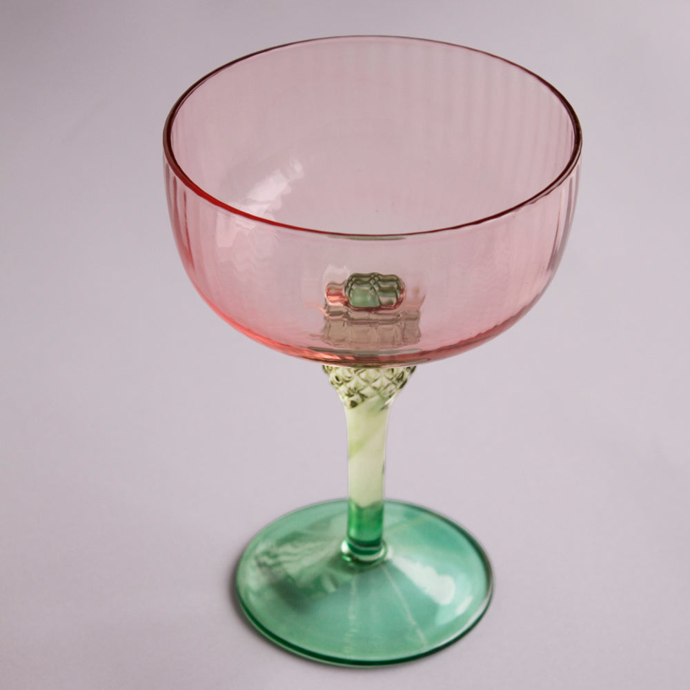 GLASS Aquarelle Coupe Set of 4 (Multi)