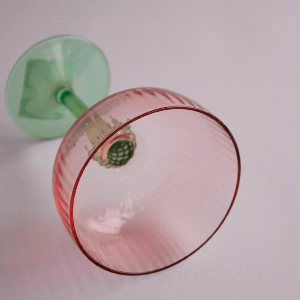 GLASS Aquarelle Coupe Set of 4 (Multi)