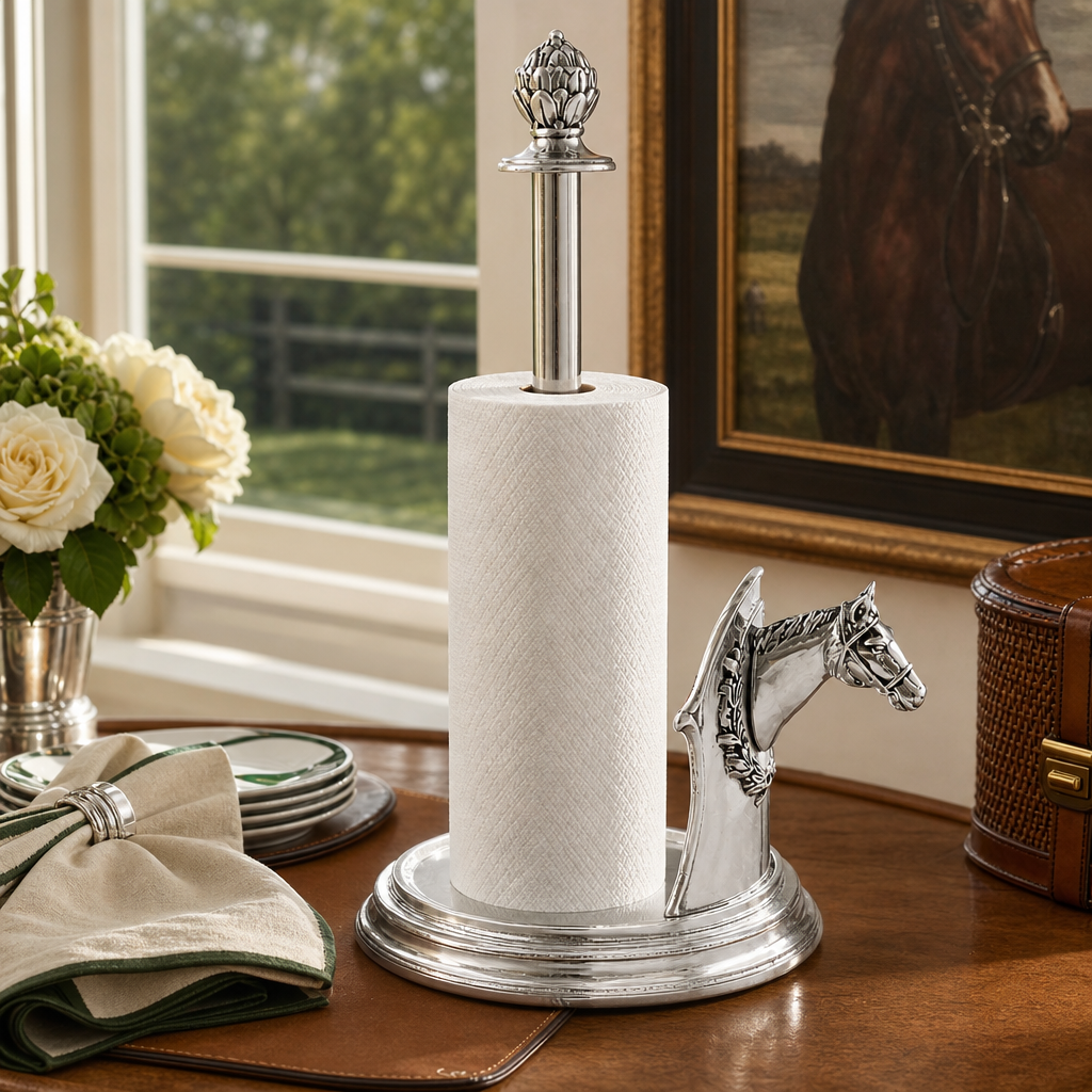 Horse Head Paper Towel Holder