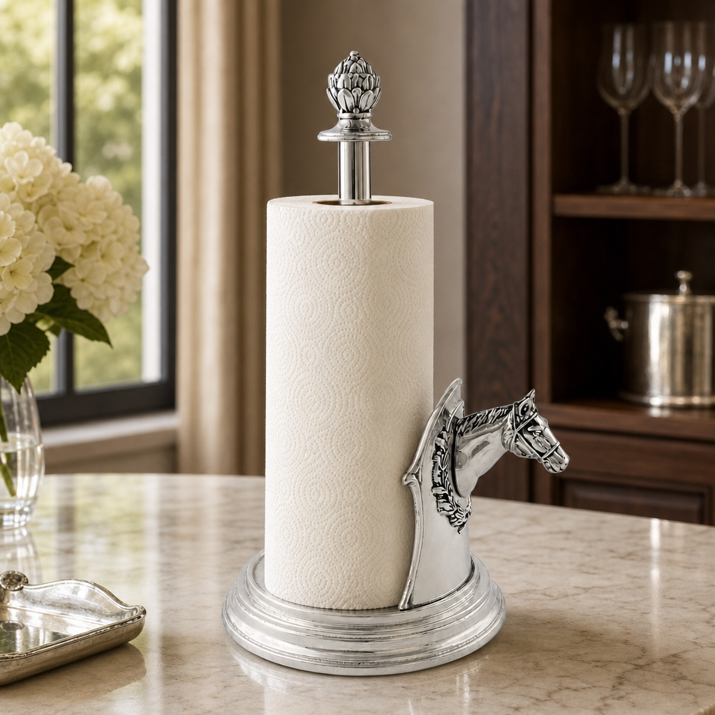 Horse Head Paper Towel Holder