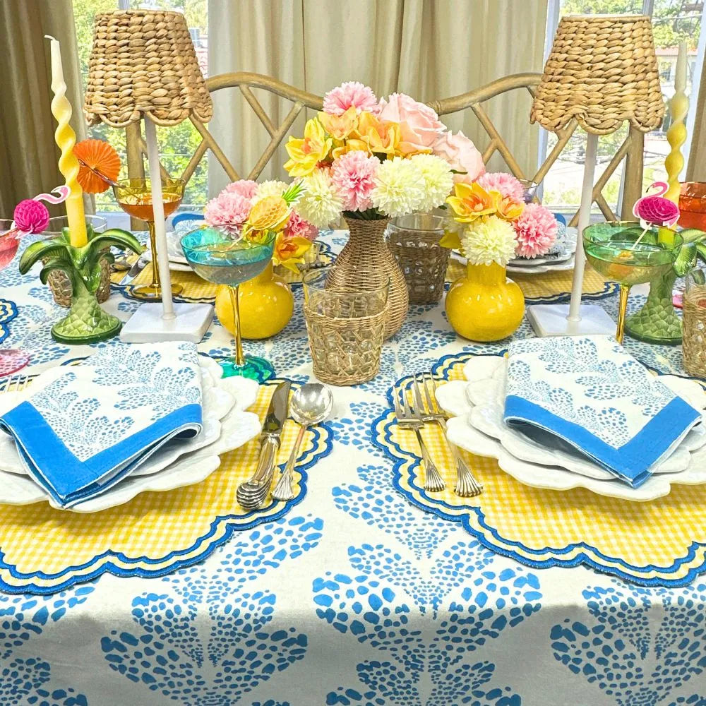 Cabana Blue Kelli - Napkin (Set of 4) - The Mayfair Hall