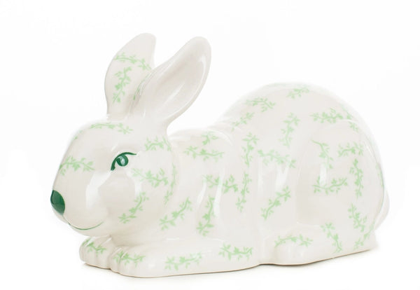 Beautiful Green/White Mama Bunny - The Mayfair Hall