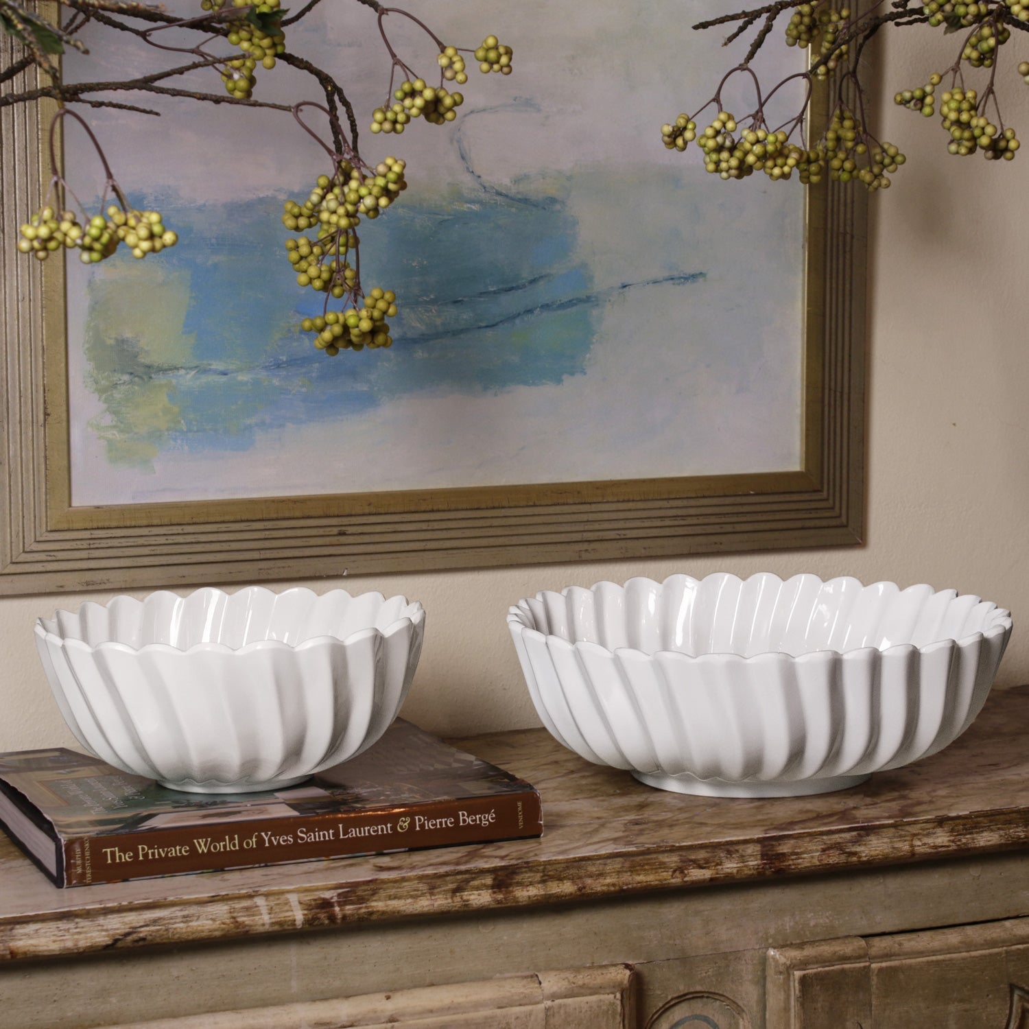 VIDA Vienna Medium Bowl White