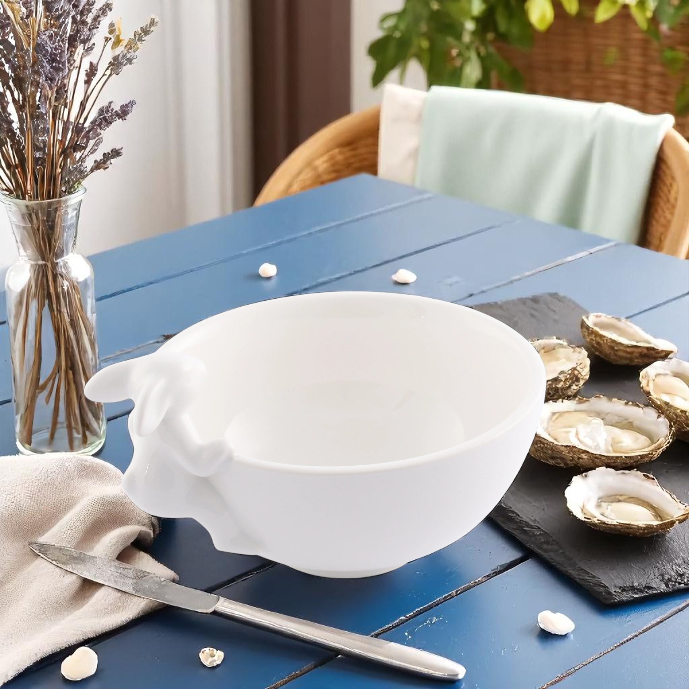 Porcelain Climbing Bunny Candy / Dip Bowl