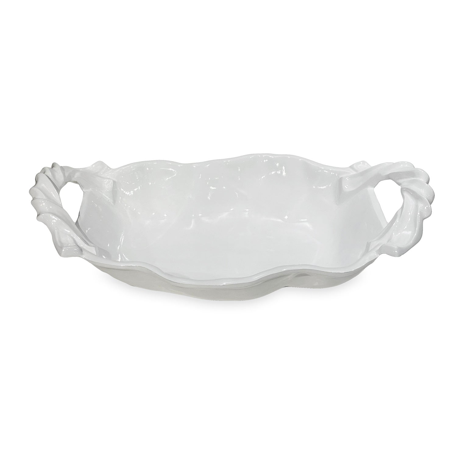 VIDA Sasha Medium Bowl with Handles White