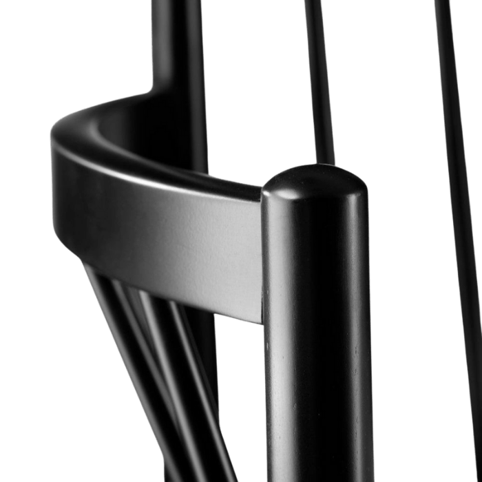 FDB Møbler J81 Chair, Jet Black Painted Beech