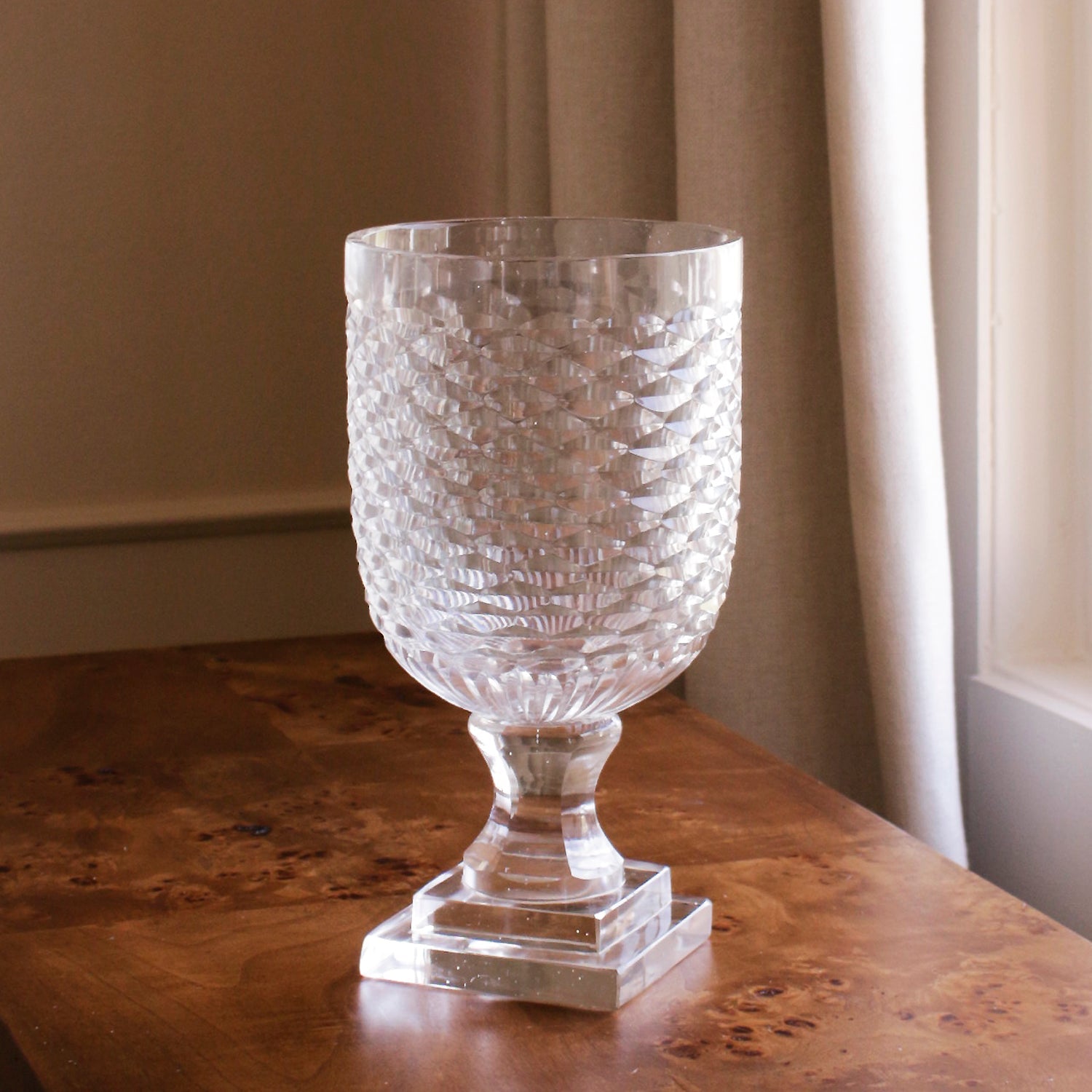 FINAL SALE - GLASS Eclat Small Hurricane Clear