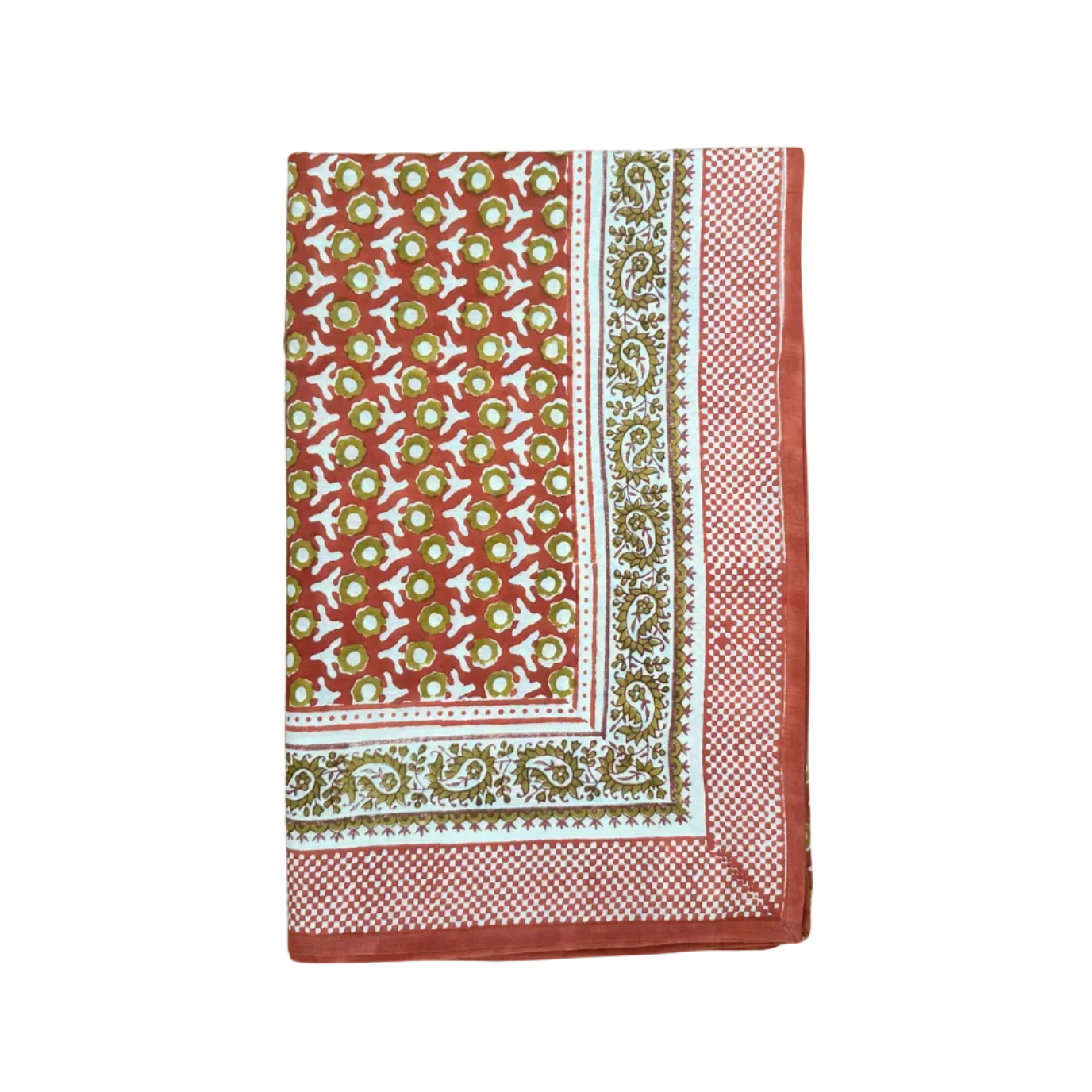 Marrakech Garden Table Cloth, Rust