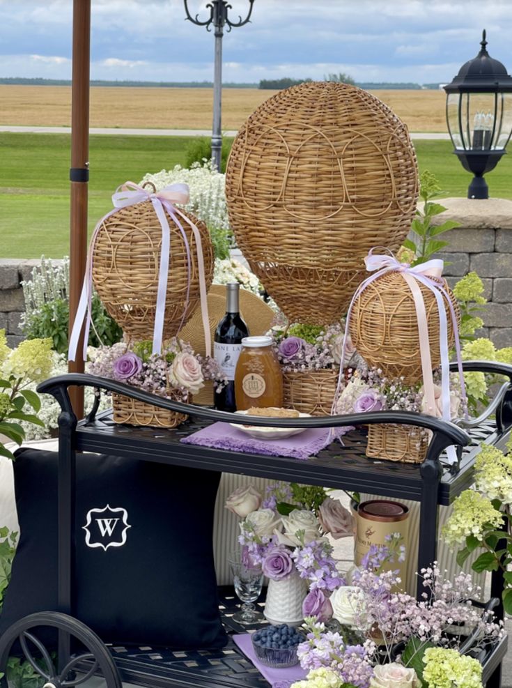 Natural Wicker Hot Air Balloon (5 Sizes)