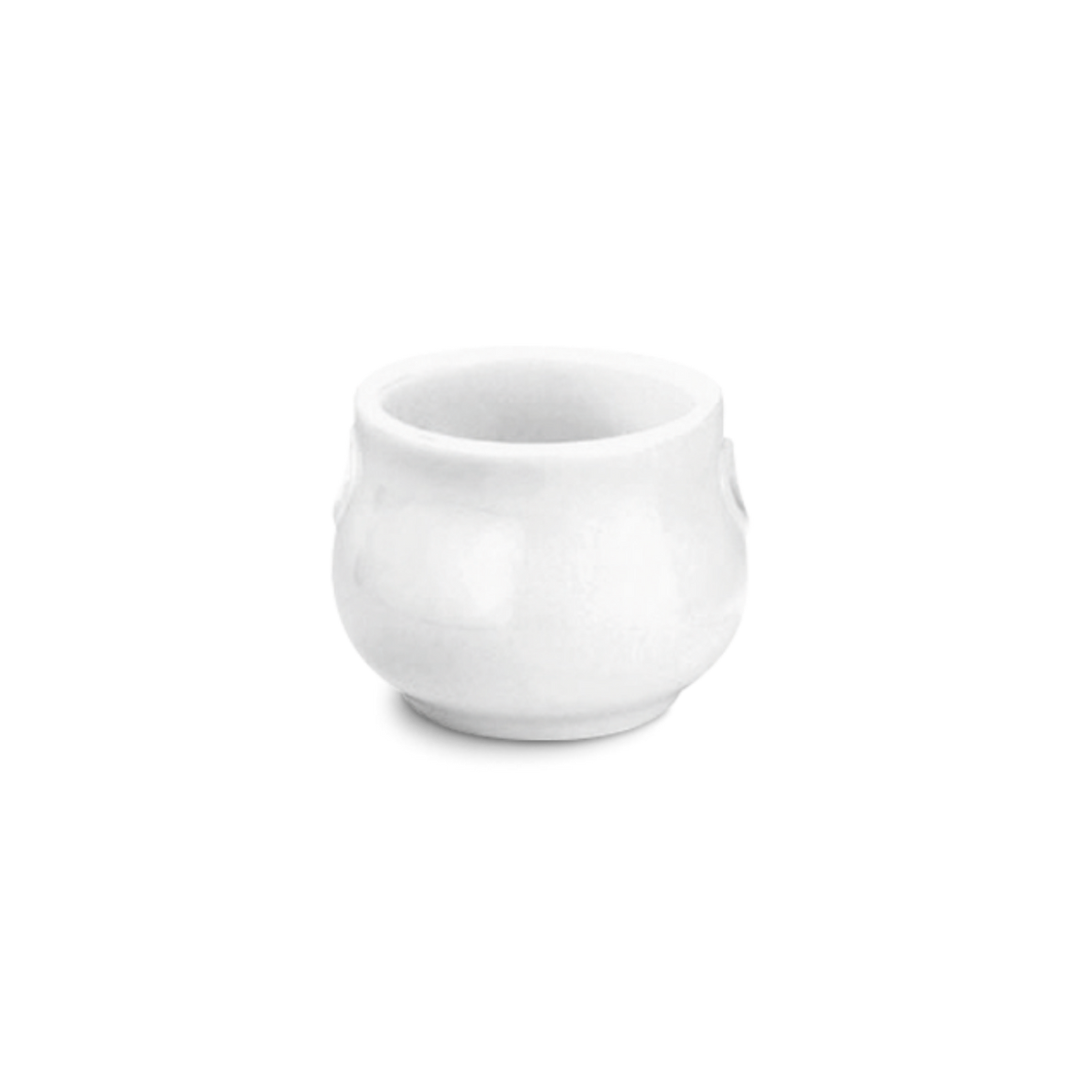 Classic Porcelain Custard and Condiment Pots by Pillivuyt — Set of 6