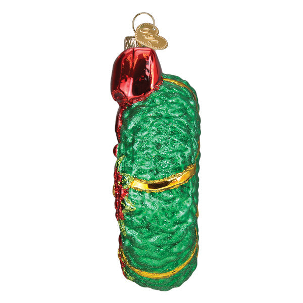 Christmas Wreath Blown Glass Christmas Ornament by Old World Christmas