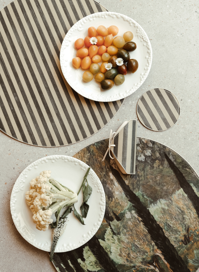 Olive Napkin Holder Set | Sunset Soiree by Lainy Hedaya