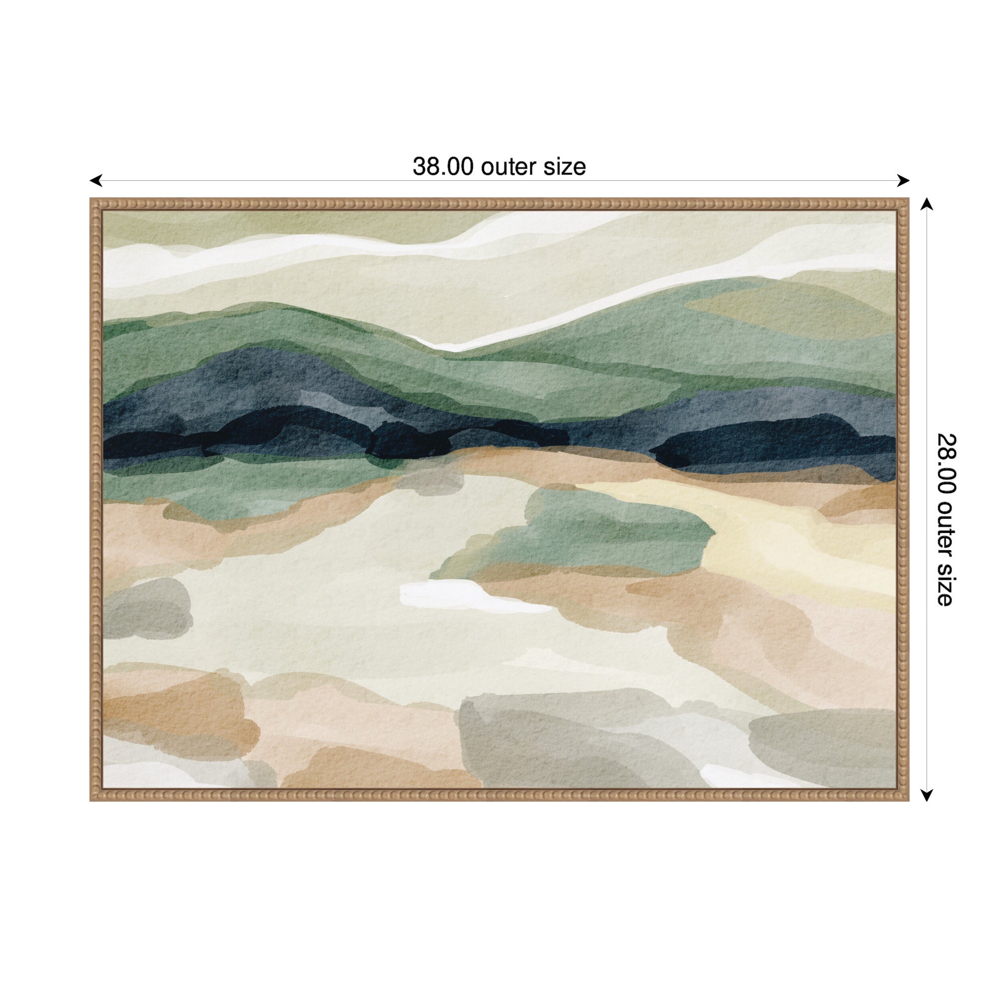 Beauty After Rain by Nikita Jariwala Framed Canvas Wall Art Print