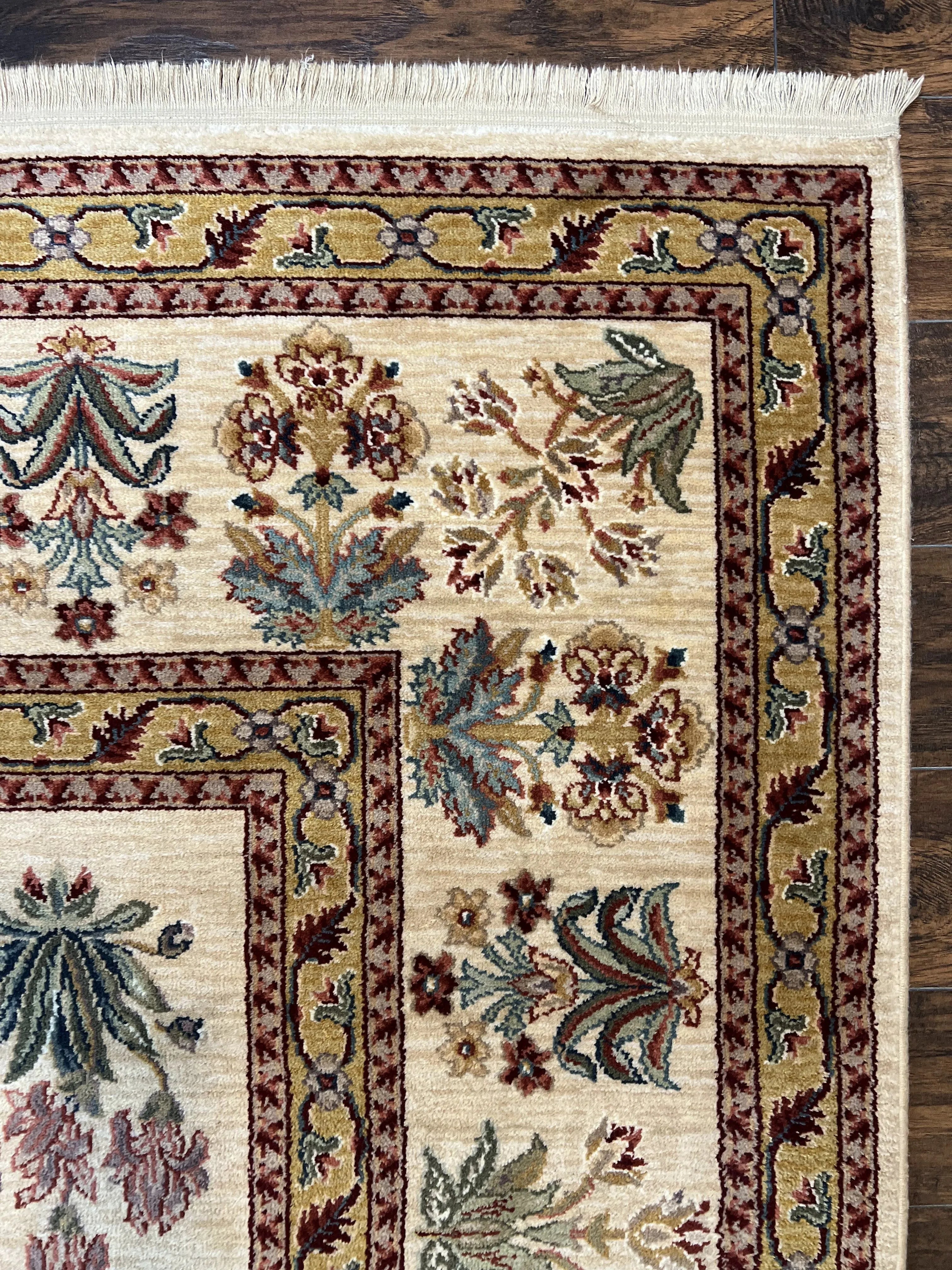 Karastan Rug 8.8 x 12, Ashara Amritsar #549, Oatmeal Color, Wool Pile Karastan Carpet, Discontinued Karastan Area Rug, Decorative