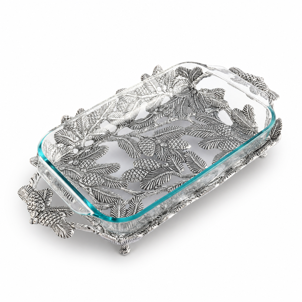 Pine Cone Forest Casserole 3 Quart Holder