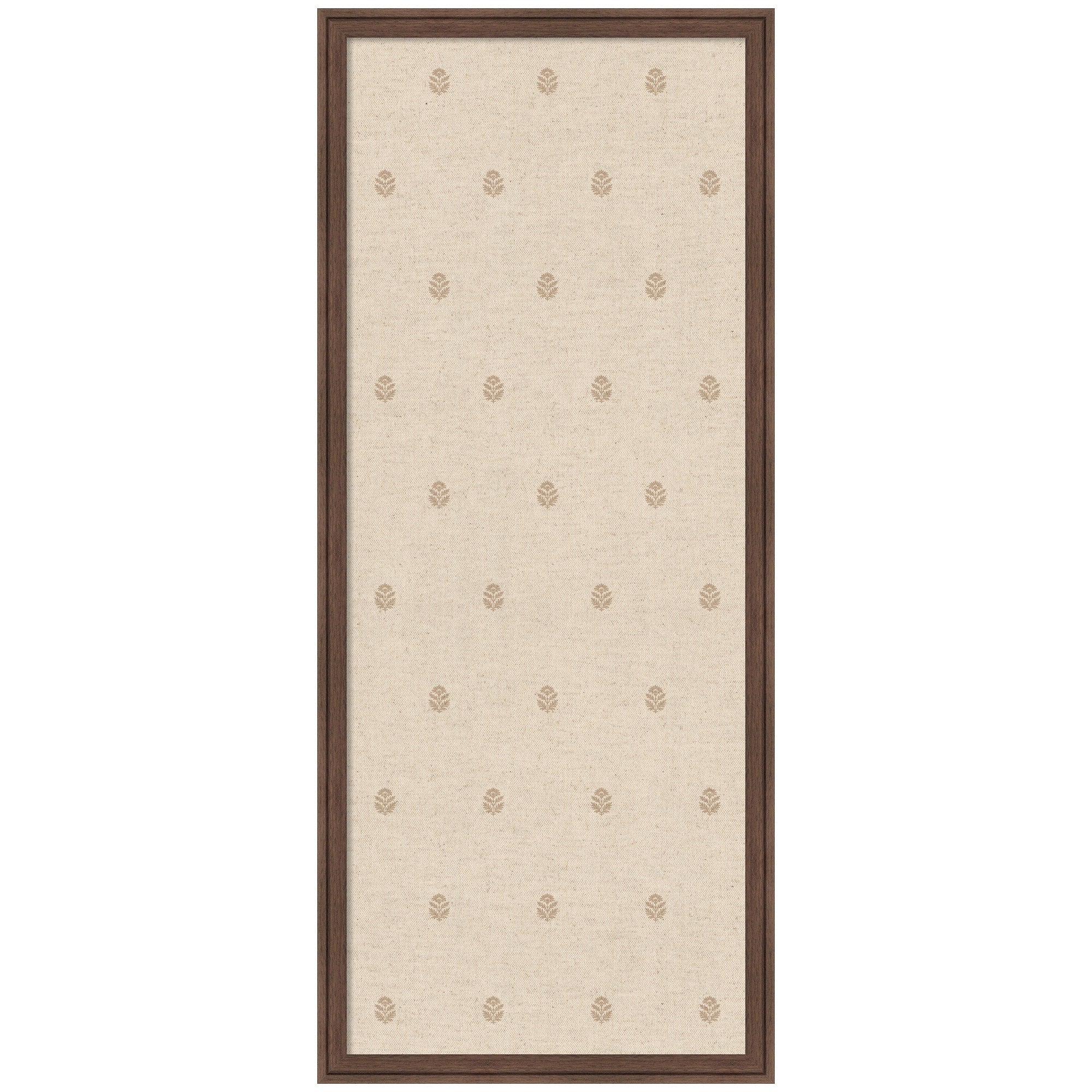 Pinboard Beige Botanical Block Print