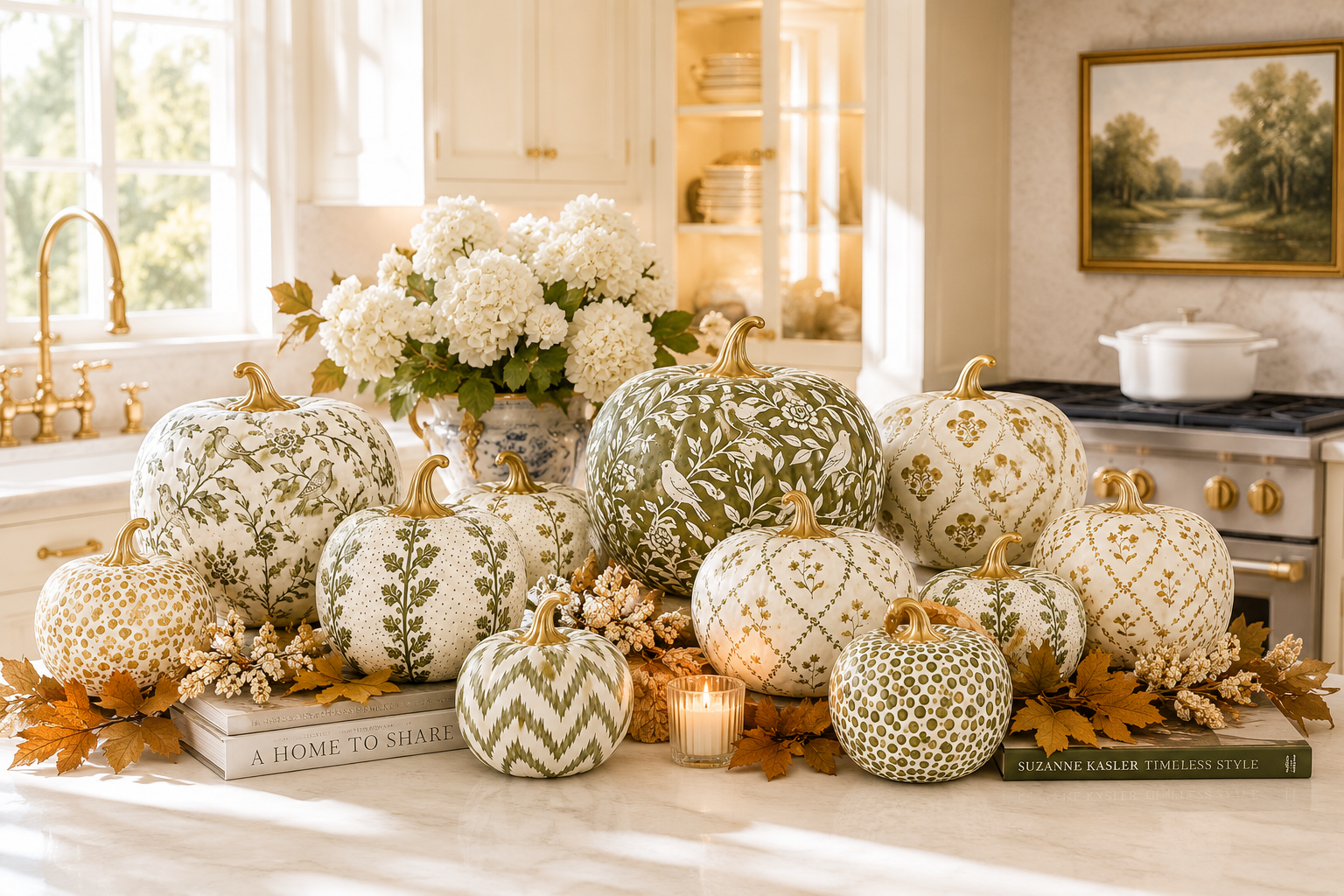Green Heritage Medallion Pumpkin