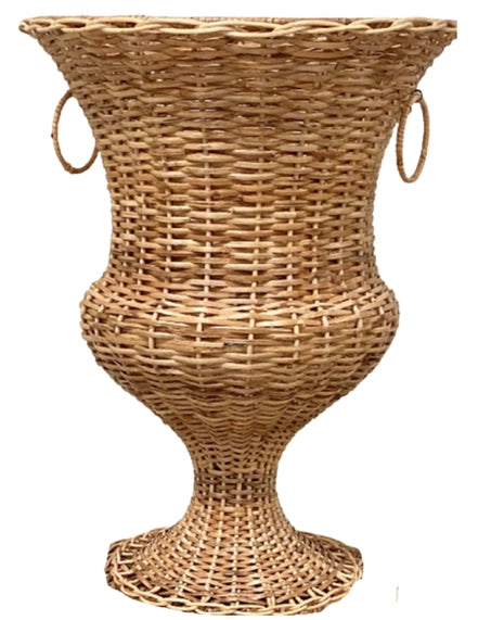 Fabulous Large Wicker Urn - The Mayfair Hall