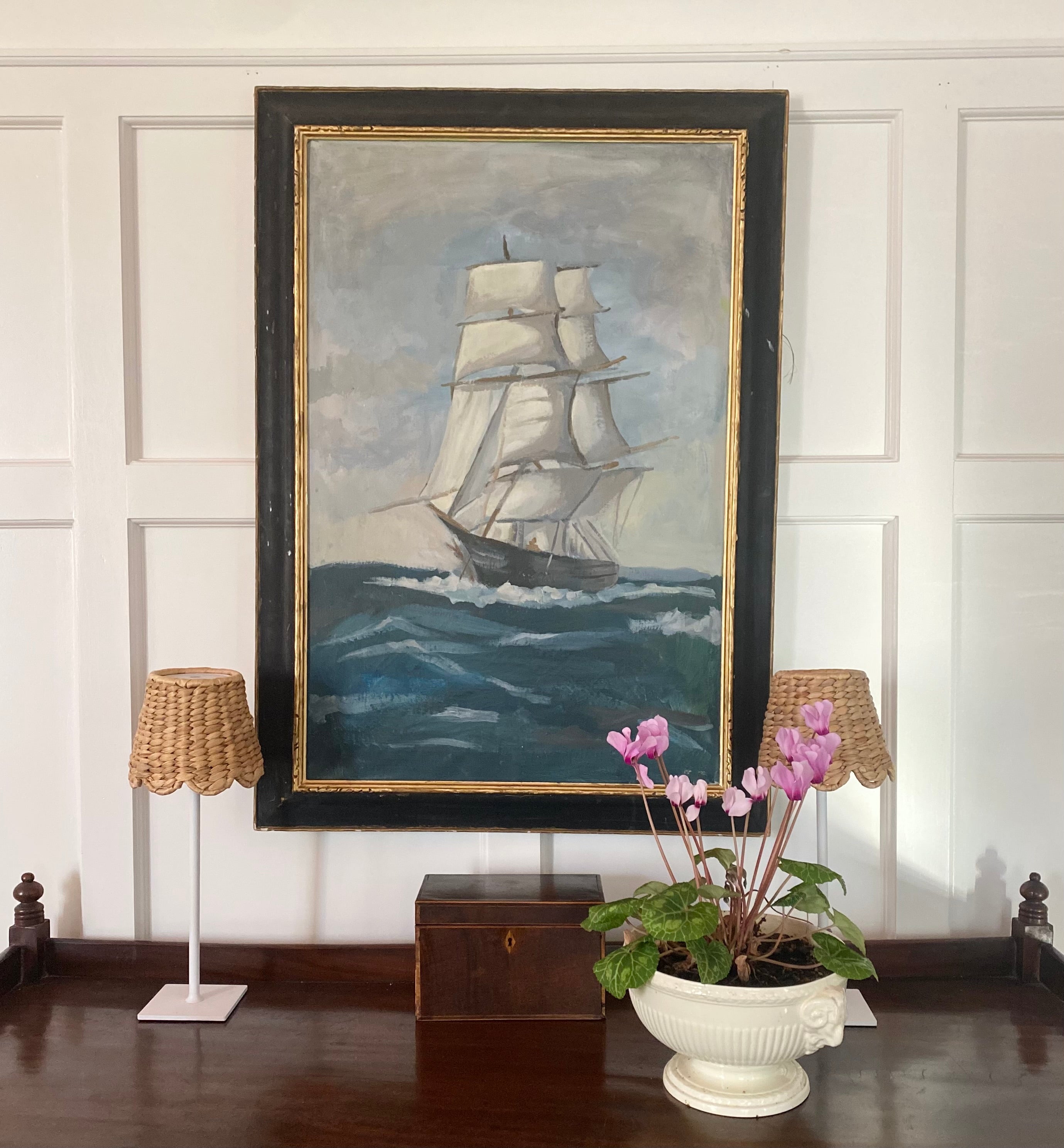 Dana Gibson clipper Ship  Painting