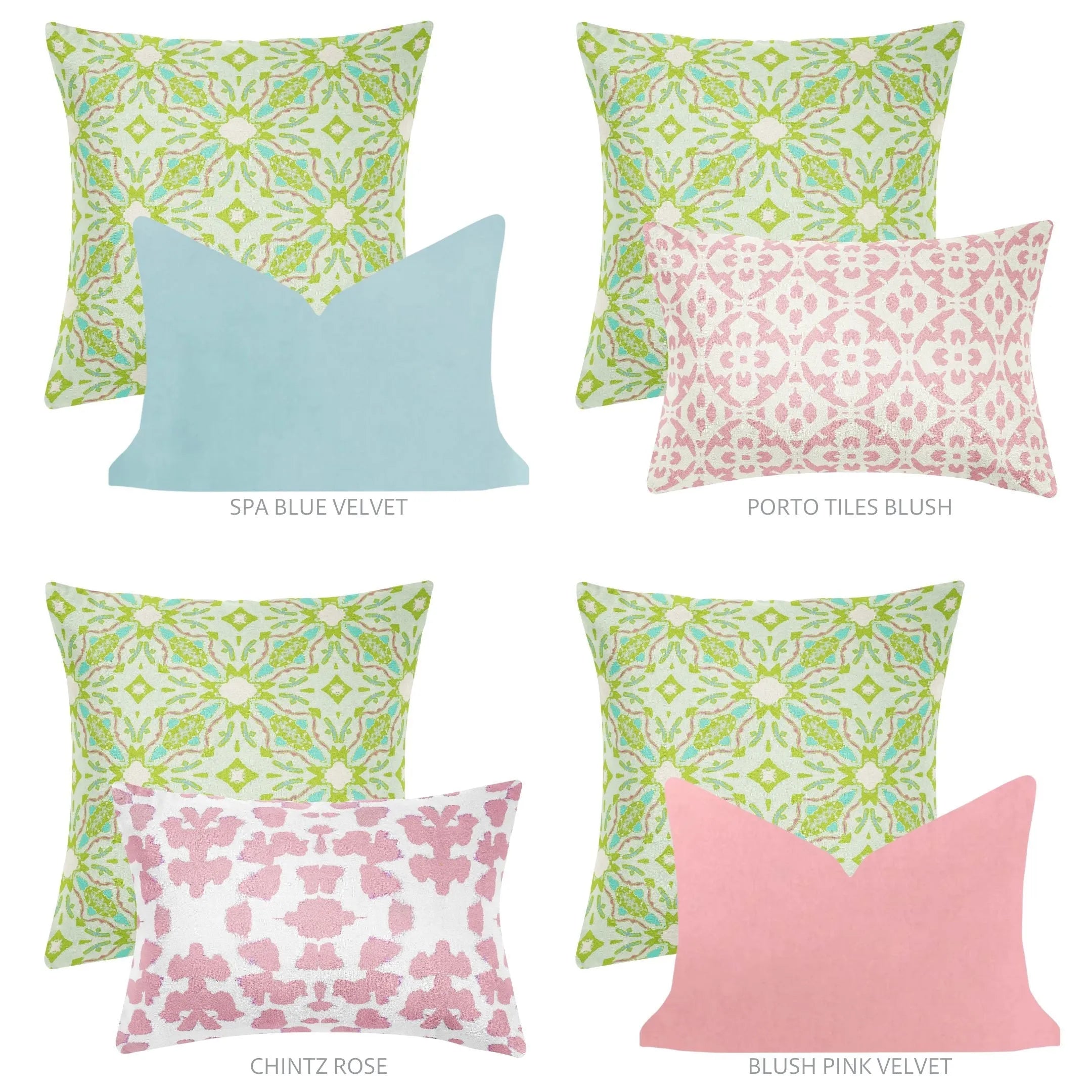 Lagos Green 22x22 Pillow