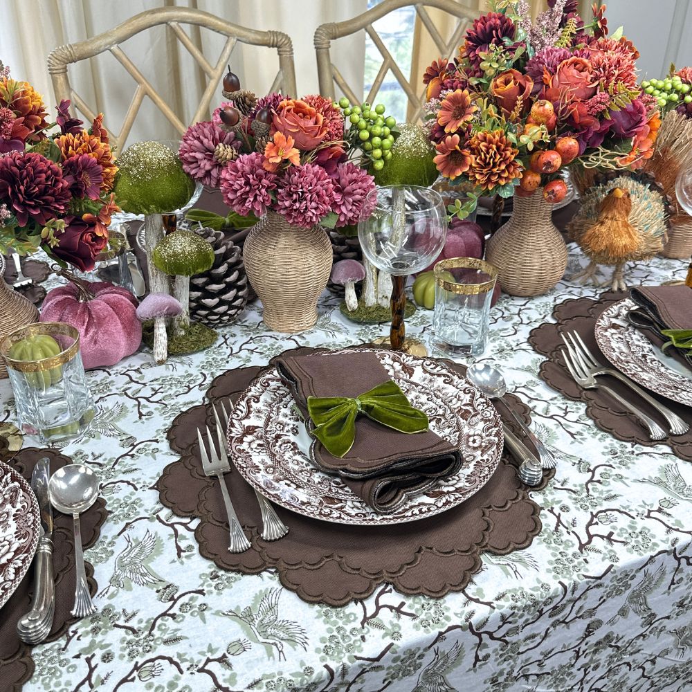 Lillian Napkin - Cocoa (Set of 4)