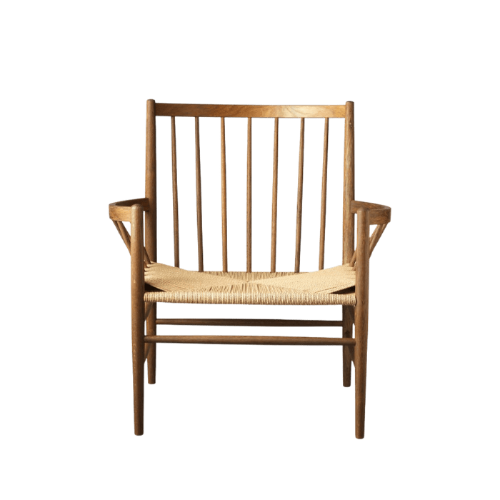 FDB Møbler J82 Lounge Chair, Smoked Oiled Oak
